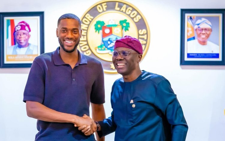 Chelsea’s Tosin Adarabioyo visits governor Sanwo-Olu, champions youth football in Lagos